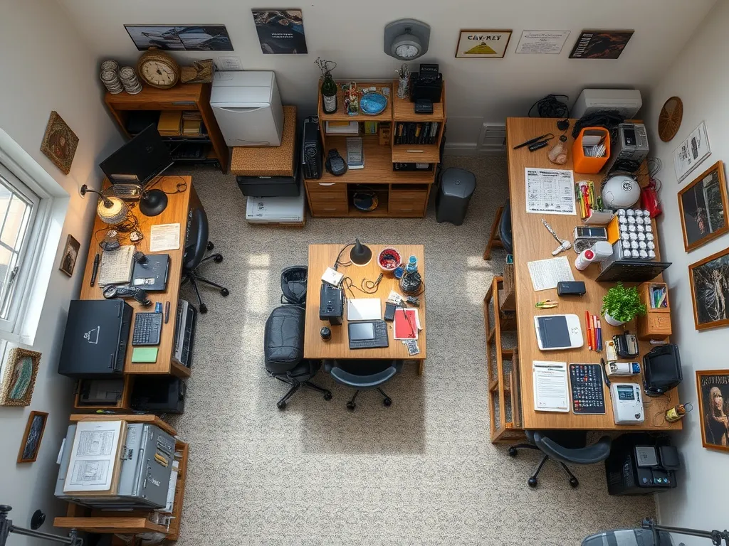 Project trolley in craft room